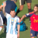 Watch: Messi’s ‘sad’ attempt to get Spanish defender sent off sparks ire