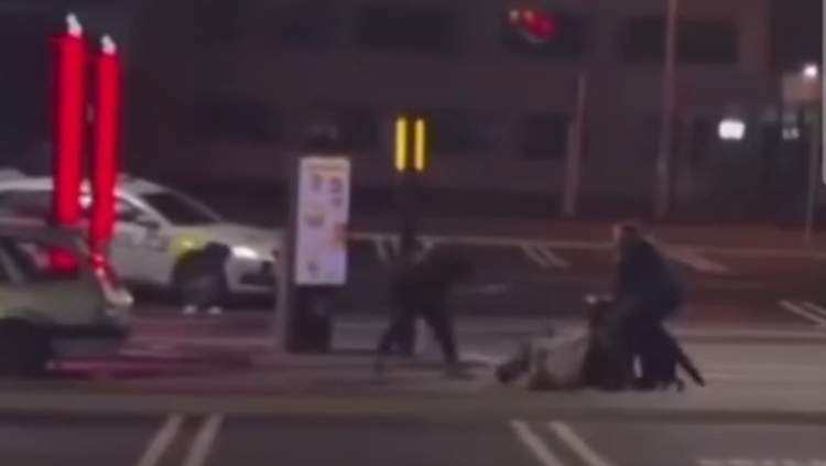 Watch: Maccas drive-thru violence caught on camera after early morning fast-food feud