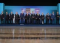 NATO leaders came to Turkey to discuss security. Erdogan gave them each an engraved revolver