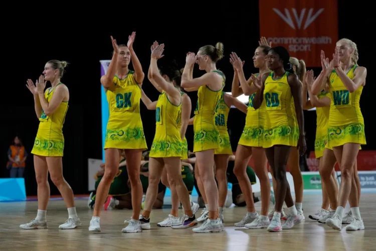 ‘We love our dress’: Aussie netballers defend concerns over length of Commonwealth Games uniform