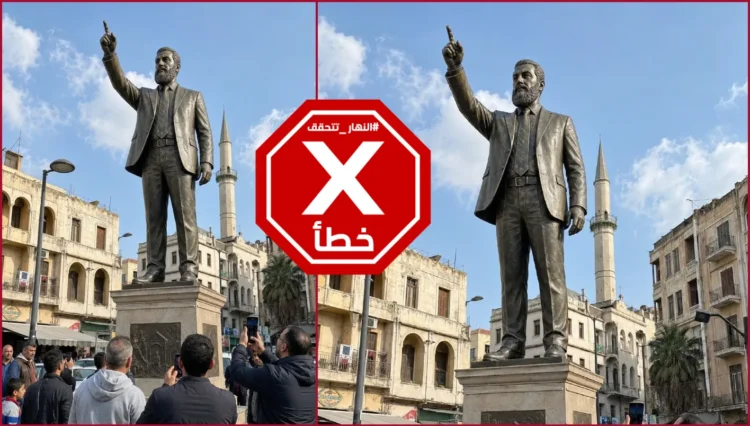 Tripoli erects a statue of Syrian President Ahmed Al-Sharaa?
