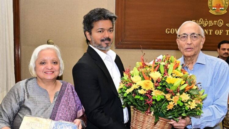 The Hindu Group’s Chairman, Director call on Tamil Nadu CM Vijay