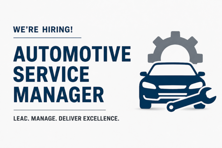 JOB VACANCY: Automotive Service Manager