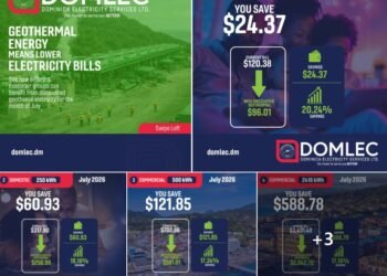 Geothermal energy cuts July electricity bills as DOMLEC reports lower fuel surcharge