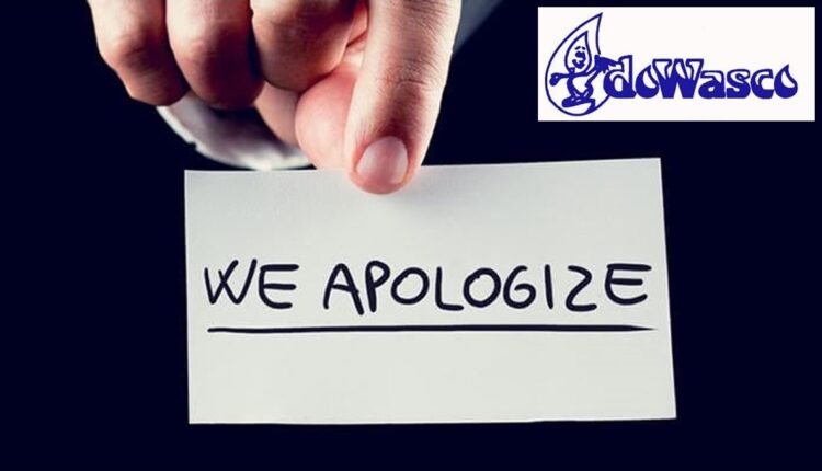 ANNOUNCEMENT: DOWASCO apologizes for unscheduled service interruption in Mount Joy, Warner