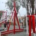 Chimbote: They deliver children’s games and mini-gyms made with the latest cast firearms