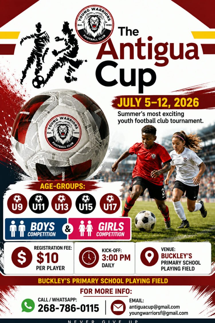 Former Premier champions youth teams to compete in Antigua Cup
