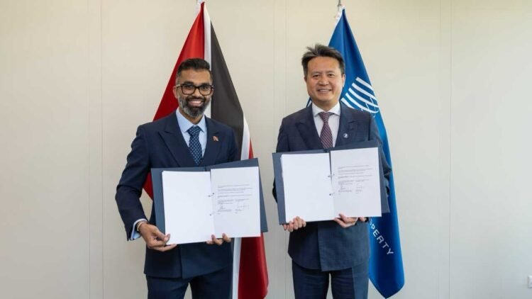 Hosein signs WIPO agreement to boost local patent drafting capacity