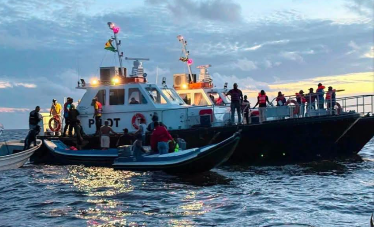 Ferry carrying 116 people capsizes off Guyana; at least 53 rescued
