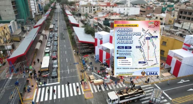 National Holidays | Municipality of Lima: Learn about the detour plan for the Great Military Parade 2026 | Latest