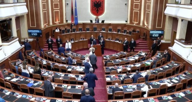 Tensions in the Assembly, DP deputies block the floor: They do not allow the Ombudsman to report! – Shqip.com