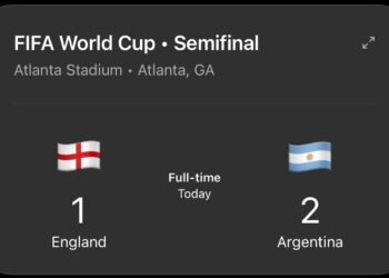 Argentina shocks England 2-1 to advance to the World Cup final against Spain