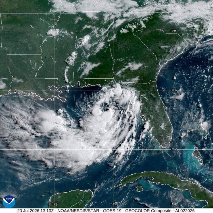 Tropical Depression Two Expected to Strengthen Into Tropical Storm Today as Gulf Coast Faces Flood Threat