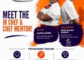 Sir McChesney George Student Joins Junior Chef Academy Internship at Galley Bay Resort