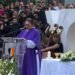 Between prayers and a minute of silence, a seismic double was remembered