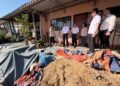 Repairs to collapsed retaining walls at Hilltop Garden in Miri begins