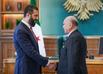 President al-Sharaa receives Iraqi foreign minister to discuss bilateral cooperation
