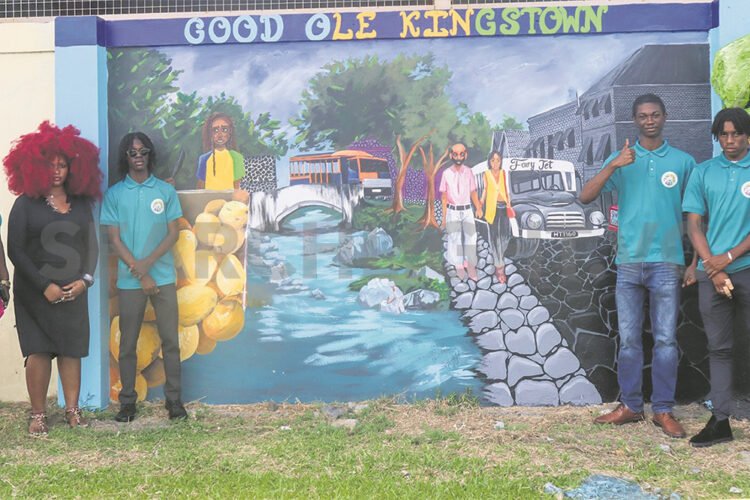 Murals unveiled at the Arnos Vale Sports Complex