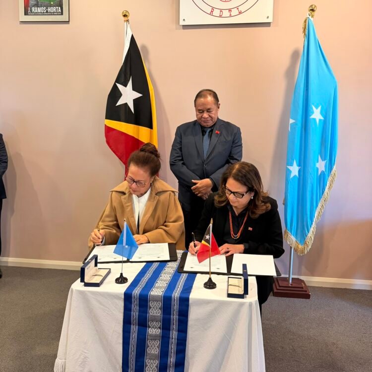 FSM and Timor-Leste Sign Joint Communiqué Establishing Diplomatic Relations – FSM Government