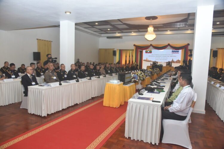 Myanmar hosts 38th Myanmar-Thailand Regional Border Committee Meeting