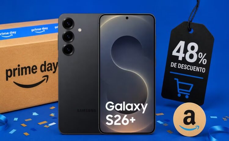 Prime Day 2026: Amazon Mexico auctions Samsung Galaxy S26+ Black at 48% discount