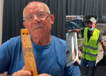 Albania, the land of wonders/ “The Great Master” who brought polyphony to Hollywood, cleans the streets of Vlora! – Shqip.com