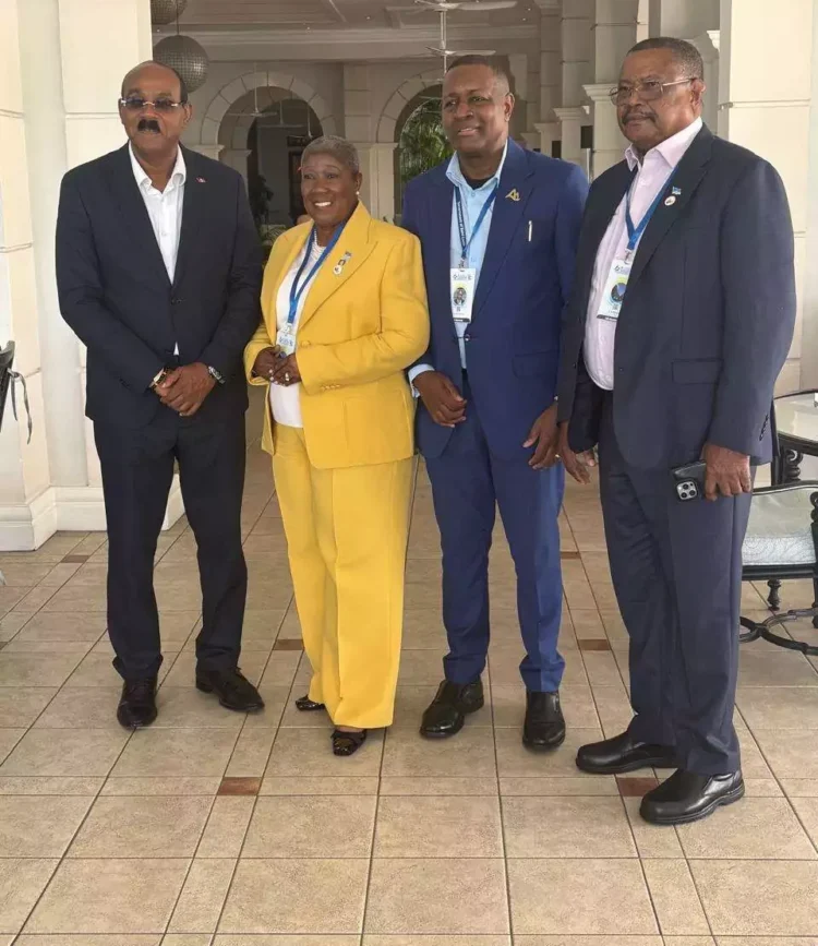 PM Browne Praises Global Charity’s Work During CARICOM Summit Meeting