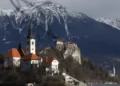 A child fell from the viewing platform at Blej Castle