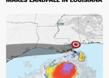 Tropical Storm Bertha makes landfall in Louisiana