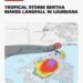 Tropical Storm Bertha makes landfall in Louisiana