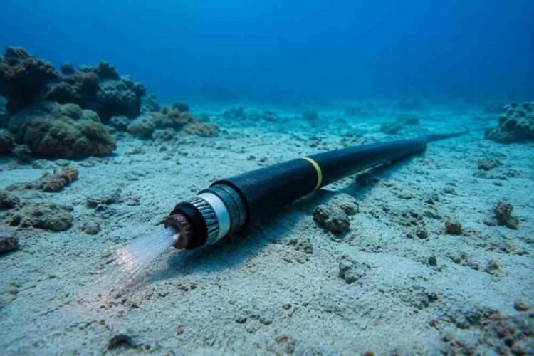 Repair of submarine fiber optic cable damaged by earthquakes begins