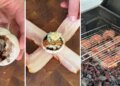 How to cook stuffed mushrooms on the grill