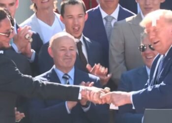Donald Trump praised Miguel Rojas’ home run that lifted the Dodgers in the World Series