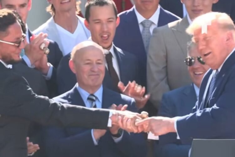 Donald Trump praised Miguel Rojas’ home run that lifted the Dodgers in the World Series