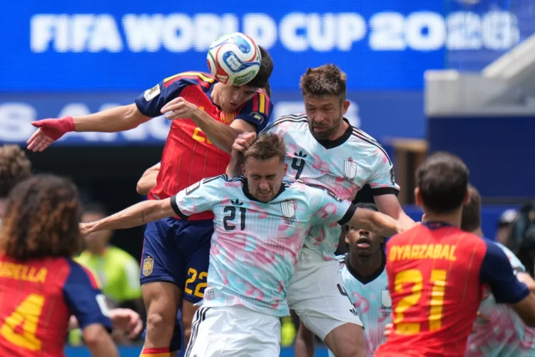 Mikel Merino stars again as Spain edges Belgium 2-1 in the World Cup quarterfinals