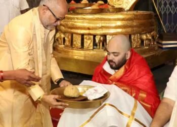 Anant Ambani: Shaved Anant Ambani at Tirumala Temple, Sacrifices Hair, ‘All Are Equal’ in God’s Eyes, Goes Barta