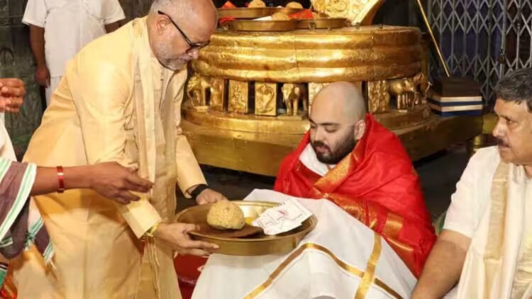 Anant Ambani: Shaved Anant Ambani at Tirumala Temple, Sacrifices Hair, ‘All Are Equal’ in God’s Eyes, Goes Barta