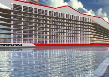 A brand new city with a height of 100 meters is being built