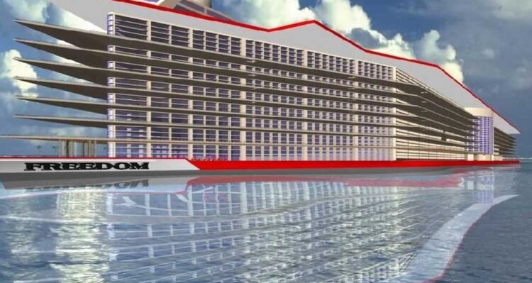 A brand new city with a height of 100 meters is being built