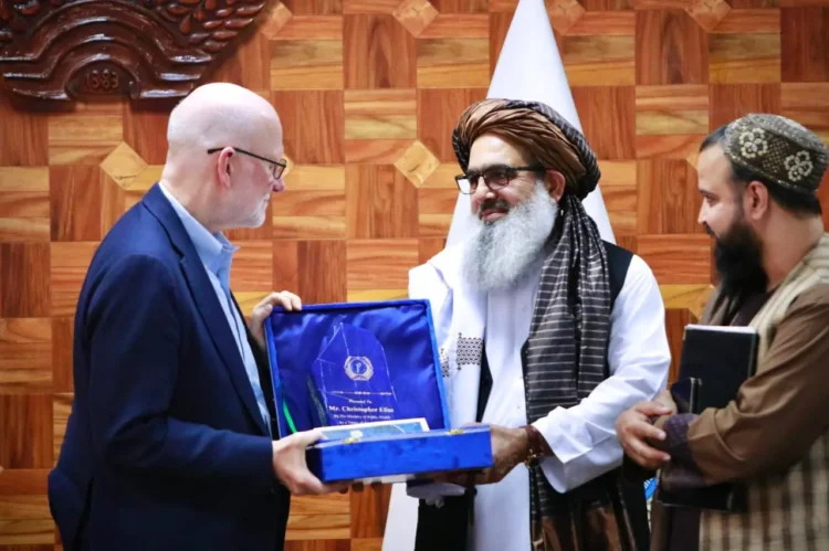 A meeting was held between the officials of the Ministry of Public Health and the delegation of the World Health Organization