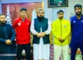 The country’s athletic team went to China