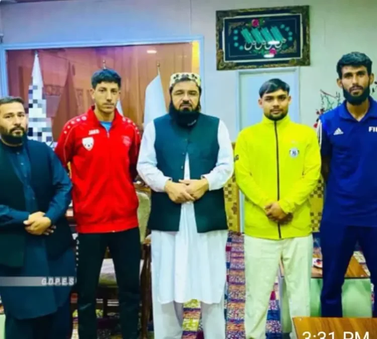 The country’s athletic team went to China