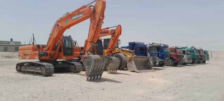 The construction of a road has started in Helmand at the cost of 1.5 billion Afghanis