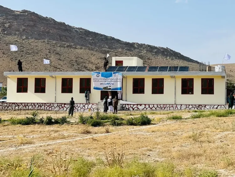 A new administrative building was built for Mezani district in Zabul