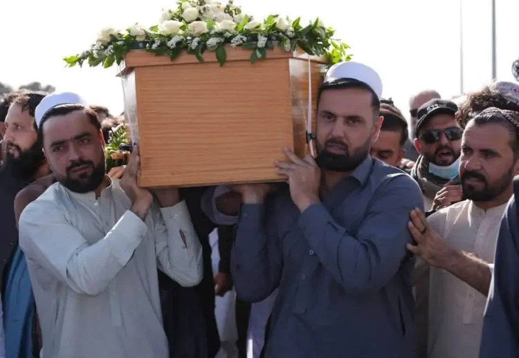 Shapur Zadran was buried in Kabul