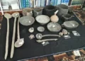 24 pieces of artefacts were handed over to Laghman Museum