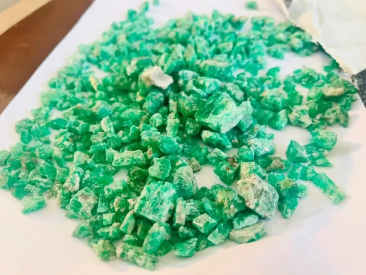 More than 3,000 carats of Panjshir emeralds were sold