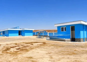 A school building was built in Rozgan at the cost of nearly 9 million Afghanis
