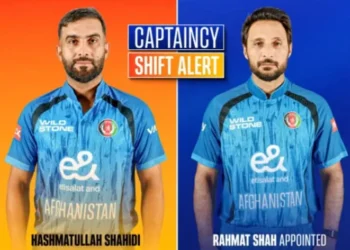 Rehmat Shah Zarmati was appointed as the new captain of Afghanistan’s Test and ODIs