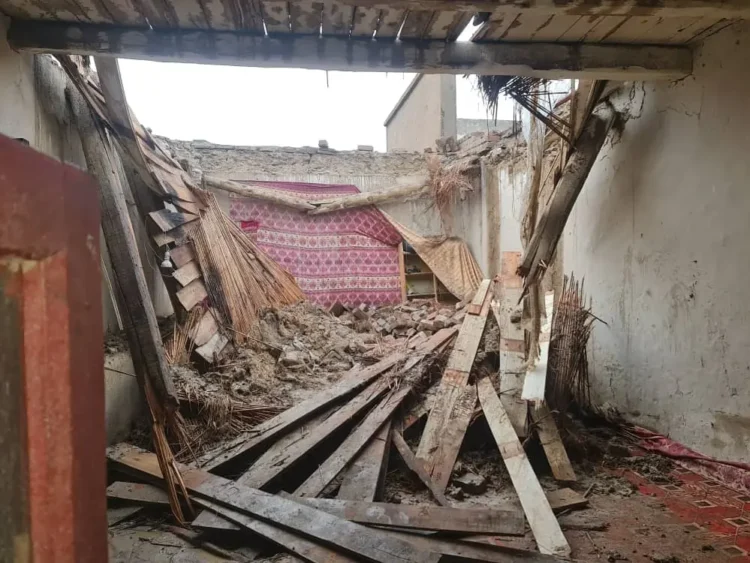 Due to the recent rains and floods in Khost, people have suffered